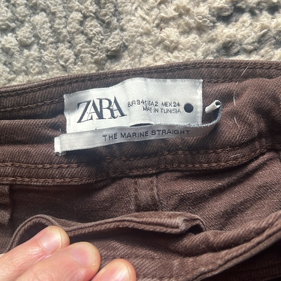 Zara Marine Straight Pants - Picture 2 of 3